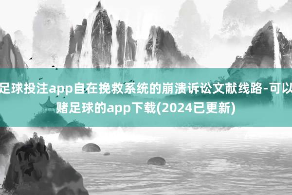 足球投注app自在挽救系统的崩溃诉讼文献线路-可以赌足球的app下载(2024已更新)