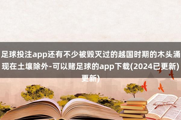 足球投注app还有不少被毁灭过的越国时期的木头涌现在土壤除外-可以赌足球的app下载(2024已更新)