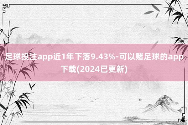 足球投注app近1年下落9.43%-可以赌足球的app下载(2024已更新)