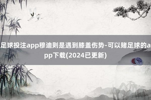 足球投注app穆迪则是遇到膝盖伤势-可以赌足球的app下载(2024已更新)