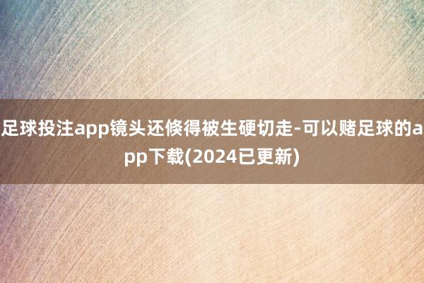 足球投注app镜头还倏得被生硬切走-可以赌足球的app下载(2024已更新)