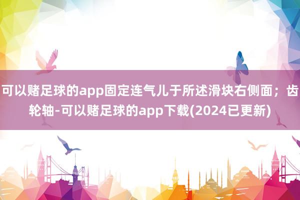 可以赌足球的app固定连气儿于所述滑块右侧面；齿轮轴-可以赌足球的app下载(2024已更新)