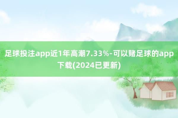 足球投注app近1年高潮7.33%-可以赌足球的app下载(2024已更新)