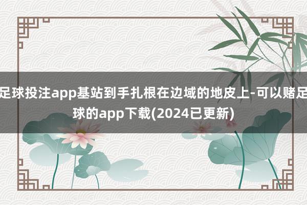 足球投注app基站到手扎根在边域的地皮上-可以赌足球的app下载(2024已更新)