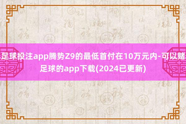 足球投注app腾势Z9的最低首付在10万元内-可以赌足球的app下载(2024已更新)