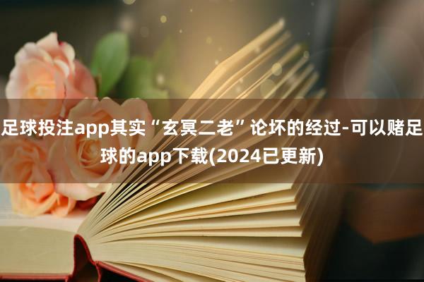 足球投注app其实“玄冥二老”论坏的经过-可以赌足球的app下载(2024已更新)