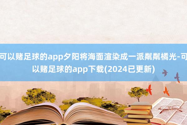 可以赌足球的app夕阳将海面渲染成一派粼粼橘光-可以赌足球的app下载(2024已更新)