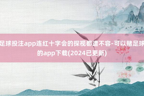 足球投注app连红十字会的探视都遭不容-可以赌足球的app下载(2024已更新)