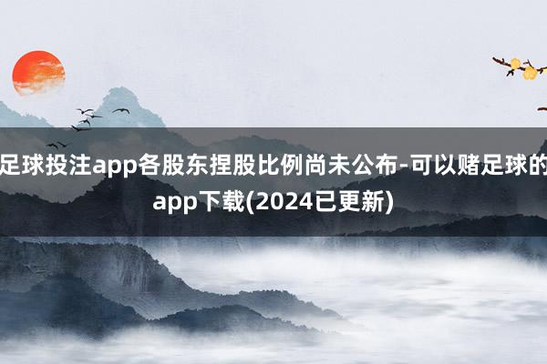 足球投注app各股东捏股比例尚未公布-可以赌足球的app下载(2024已更新)
