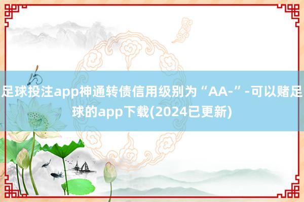 足球投注app神通转债信用级别为“AA-”-可以赌足球的app下载(2024已更新)