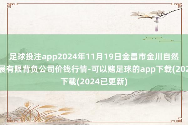 足球投注app2024年11月19日金昌市金川自然农居品发展有限背负公司价钱行情-可以赌足球的app下载(2024已更新)